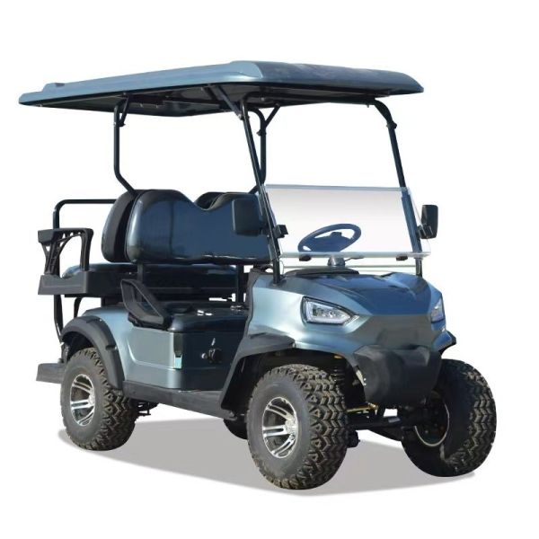 2024 Aotong 4 Seater 4 Wheel 72v Lead-acid Electric Golf Carts for Comfortable Riding