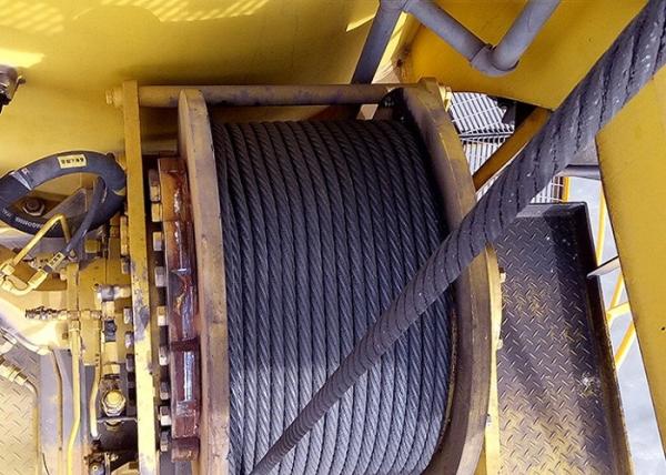 500KN único cilindro Marine Winch elétrica, mineração de 50 Ton Winch For Shipyard Oil