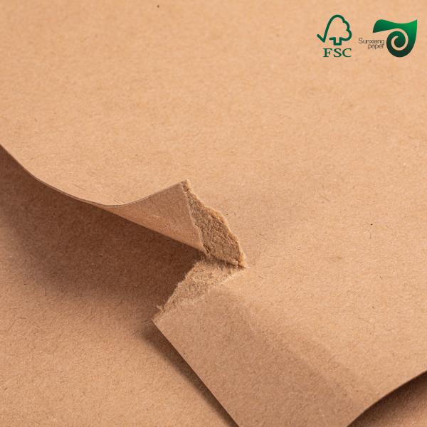 FSC 270gsm 300gsm Food Grade Brown Kraft Board  24 36 For Lunch Boxes