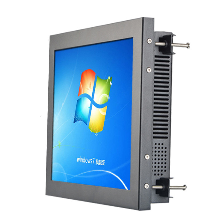 Промышленный высокояркий металлический 12 дюймовый TFT LCD пылестойкий наружный резистивный сенсорный экран Монитор с открытым каркасом