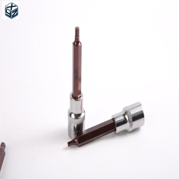 H Type 100MM 9pcs Firm And Stable Bit Socket Set For Hand Electronic Tool