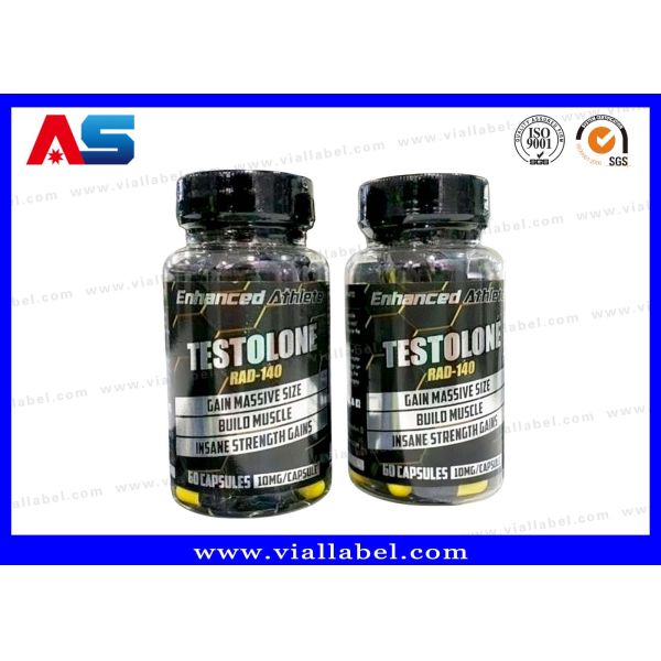 Напечатанные таблетки RAD-140 Бутылочная этикетка