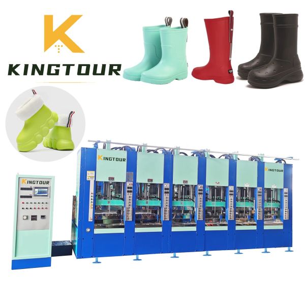 Máquina para hacer botas de lluvia EVA 150000W Máquina de moldeo por inyección