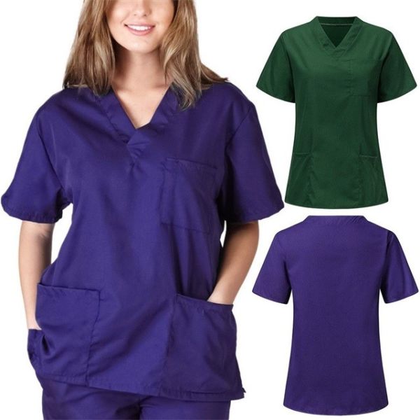 2020 fashion nursing scrubs medical uniform design