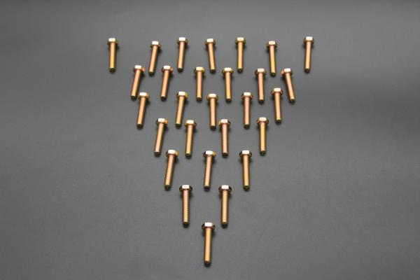 Custom Hex Head Fully Threaded Bolts M6X20 8.8 ISO 4017 High Holding Power