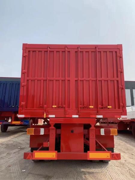 50cbm 80 Tons Tractor Side Dump Semi Trailer 3 Axles Side Tipper Semi Truck Trailer