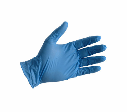 Blue Nitrile Disposable Gloves Powder Free with CE certificate