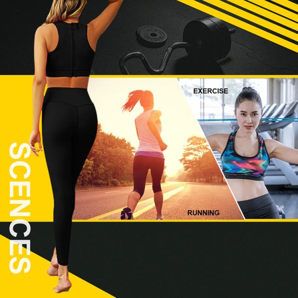 Спортивный стиль женский солидный двухкомпонентный гимнастический набор йоги для активных женщин в размере S-L