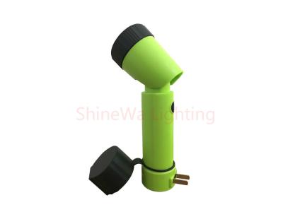 A lanterna elétrica verde IP64 do poder superior protege contra intempéries Muti recarregável Funtion