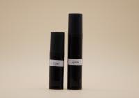 Bouteille privée d'air de jet de petit volume mince, couleur privée d'air de noir de conteneur de pompe