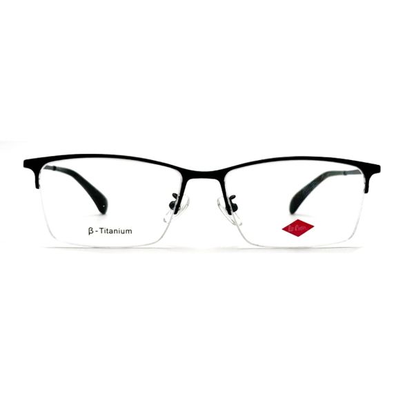 TF3252 Titanium Optical Frame Semi-rimless Square Eye Style