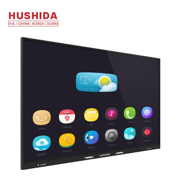 HUSHIDA 98 inch Multi-Media 10 Points Infrared 1080p Movable Touch Screen All-In-One Full HD Flat Panel