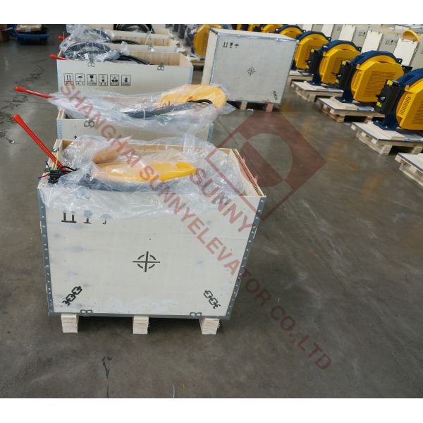 Подъемная машина трения постоянного магнита одновременная беззубчатая для лифта