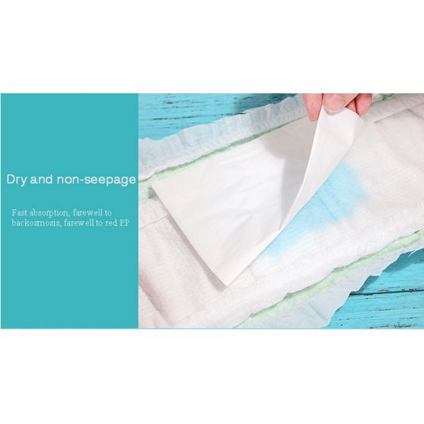 Oem Soft Sleepy Custom Baby Diapers In Bales , High And Instant Absorption