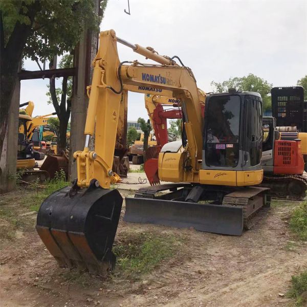 Japan Used Komatsu PC78 Mini Excavator Original Hydraulic Valve Transport Height 2.5m