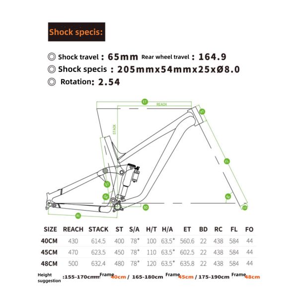 Kinesis TUM616 27.5+ 29er Алюминиевая полная подвеска Enduro Off-Road Soft Tail Рама горного велосипеда