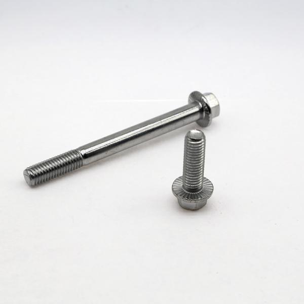 Stainless Steel Anti Slip Bolt Screws Customization Flange Face Screws
