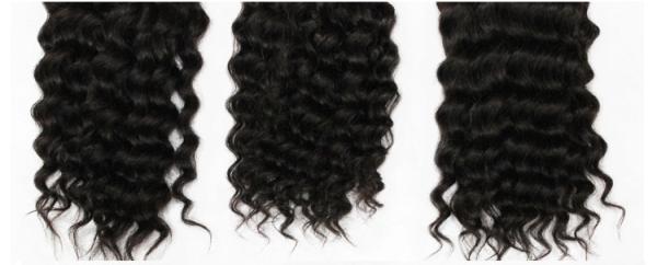 Nature Black Color Deep Curl Brazilian Human Hair Extension for Bulk Hair Weave