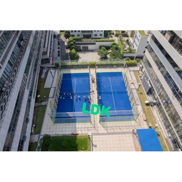 360° Panoramic Tempered Glass Padel Tennis Court - Perfect for Professional Use
