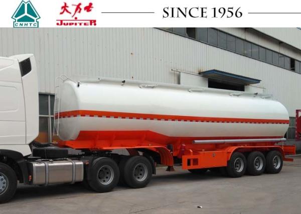 40000 Liters 3 Axles Fuel Tanker Trailer 11500*2500*3700 With Discharge Valve