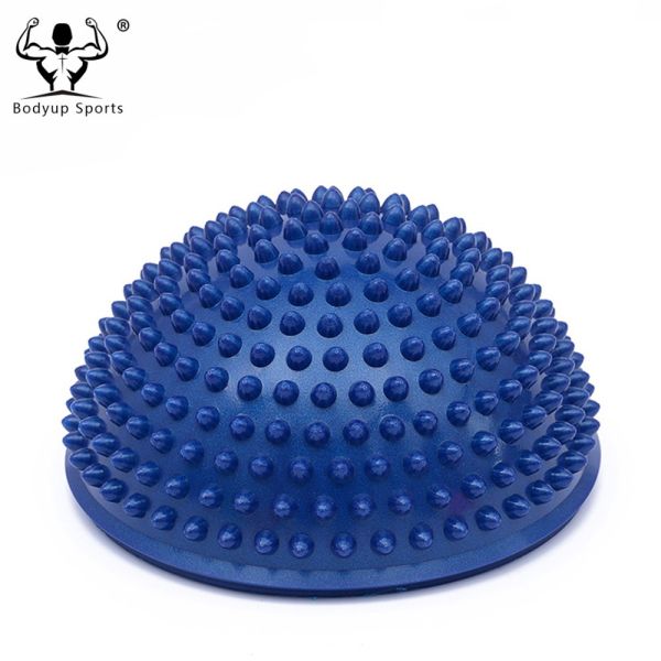 PVC Inflatable Half Ball Foot Massager , Durable Half Balls For Feet 16*9 Cm