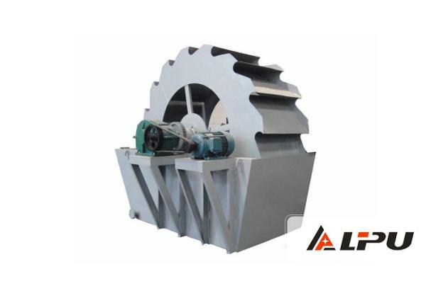 Industrial River Sand Washing Machine / Bucket Wheel Type Sand Washer