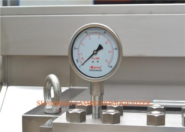 Hydraulic Operating High Pressure Manual Homogenizer Machine For Powder