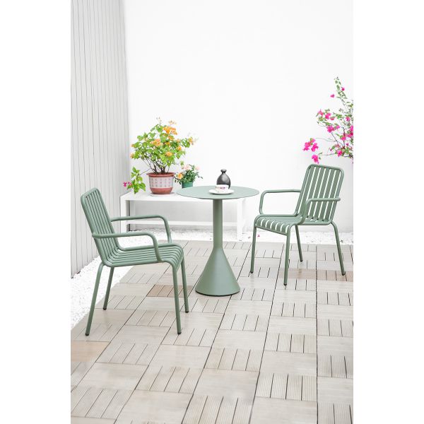 Outdoor Metal Aluminium Table And Chair Sets