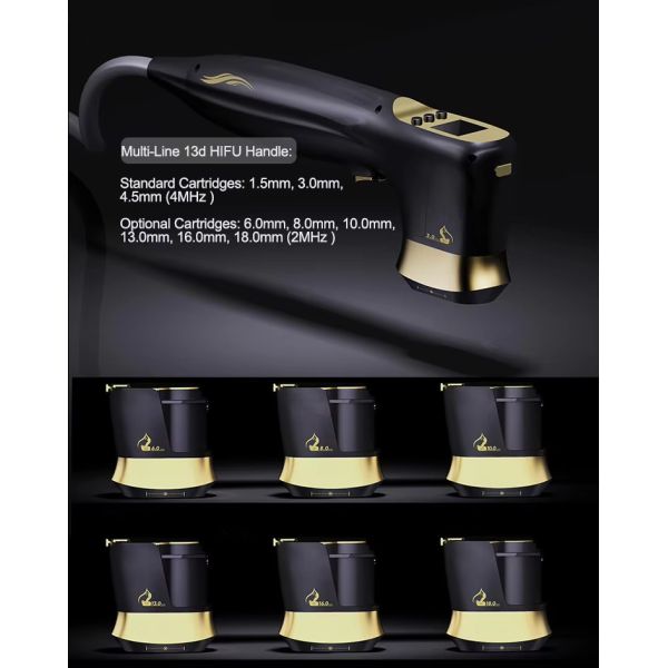 Переносной 22d Max Hifu Machine с Rf Lipo для лифтинга лица и натягивания кожи тела