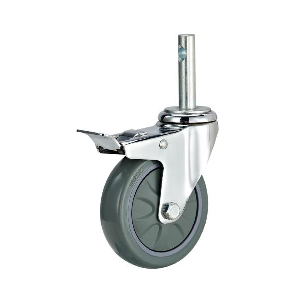 3 Inch 4 Inch 5 Inch Industrial Casters Weight Capacity 100kg PU Swivel Caster Wheels