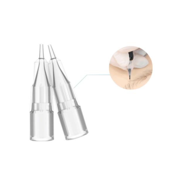50Pcs Disposable Permanent Makeup Needles Tips For PMU Eyebrows Lip Skin Tattoo Machine