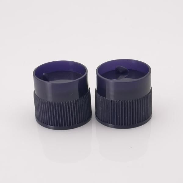 ODM Purple Plastic 20MM Screw Cap With Dicing Knife No Spill