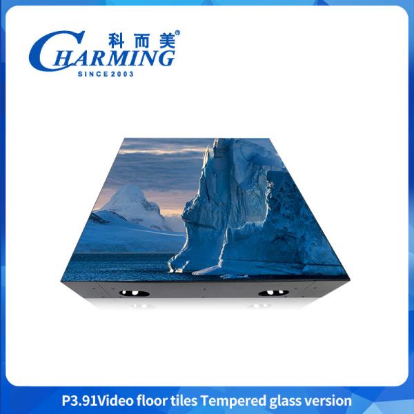 Waterproof P3.91 Illuminated 3d GOB Dance Floor HD Floor Dancing Led Screen