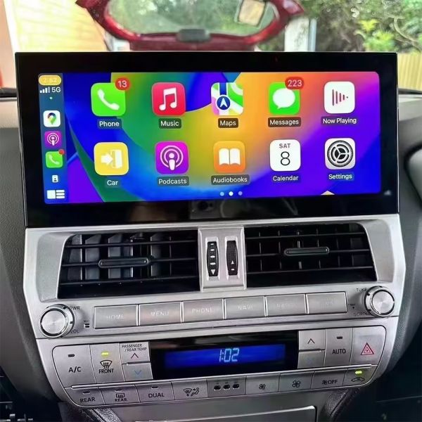 12.3 дюймовый Carplay Android13 Car DVD Player для Toyota Land Cruiser Prado 2018-2022