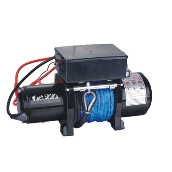 Labor Saving Electric Winch Hoist 12V Voltage 3 Stage Planetary Gear Train
