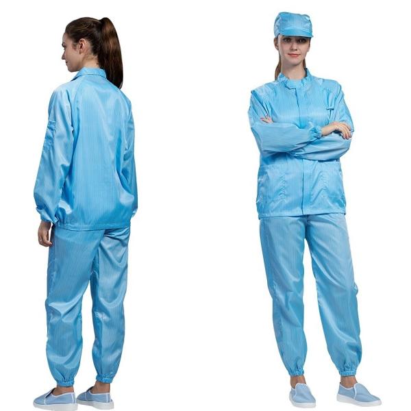 Summer Electronic Anti Static Suit ESD Cleanroom Sterile Lab Coat
