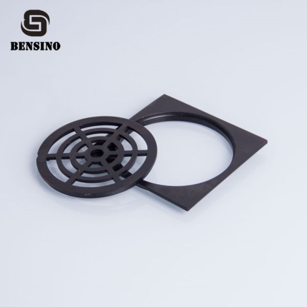 11cm*11cm Zinc Bathroom Floor Drain Strainer Chrome Plated