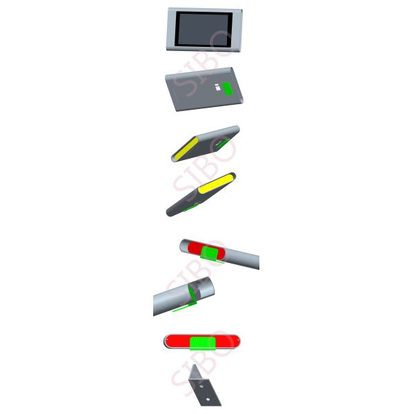 SIBO On Wall Meeting Room Booking Screen With Aluminum Body
