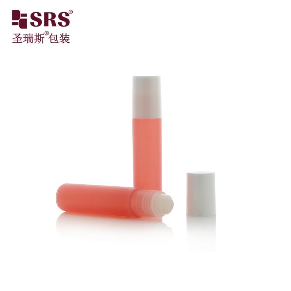 Matte Frosted Finish 10ml White PP Roll On Bottle for Essential Oil