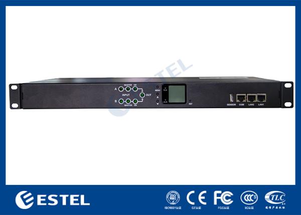 200-240VAC 2x16A デュアル入力 スイッチド ラック PDU、KN-1 保護モニタリング