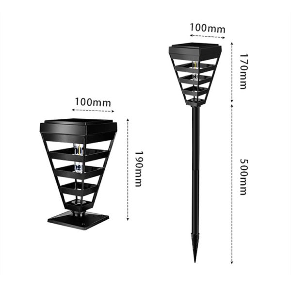 Outdoor Pathway Yard Lighting Solar Led Garden Lights for Landscape Garden Decoration