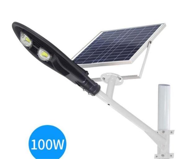 Dustproof Solar Led Parking Lot Lights High Power Efficient IP65 100W COB