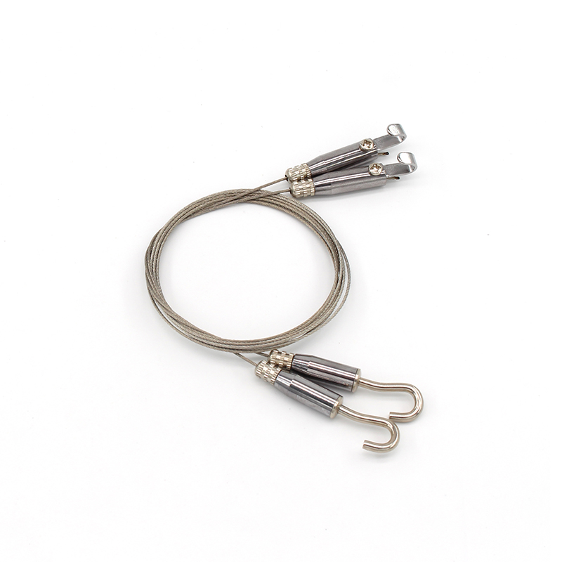Factory Price Adjustable Cable Lock Steel Rope Hook Cable Gripper Lighting Suspension Kit Wire Hanging System