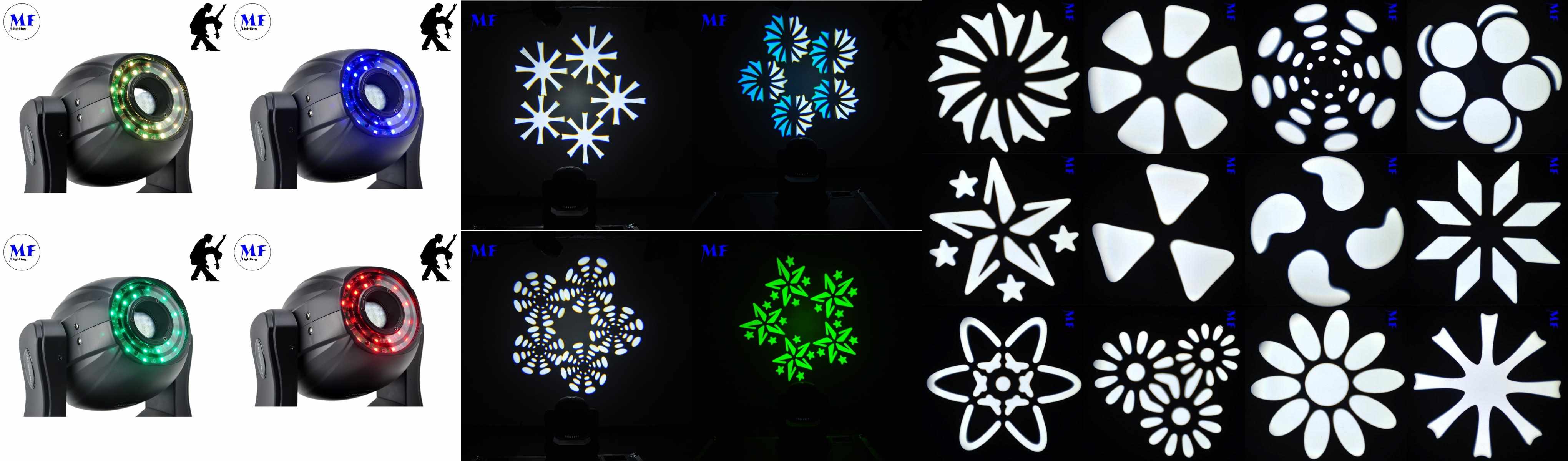 Движущаяся голова светодиодный свет с RGB DMX управления для ночных парадов танцевальной вечеринки парк развлечений