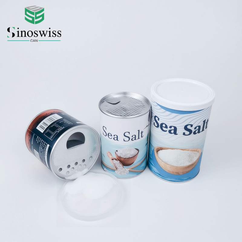 Eco Kraft Spice Paper Tubes Seasoning Custom Logo Cylinder Containers For Salt Sugar