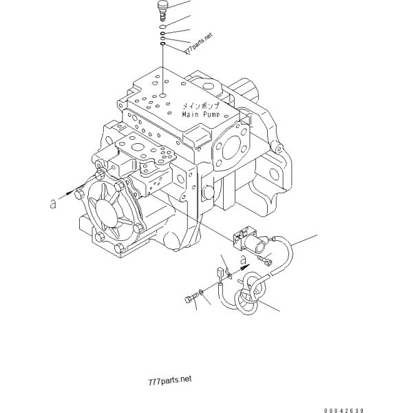 Excavator Attachments PC360-7 702-21-57600 PC300-8 PC350-8 Pilot Valve Solenoid