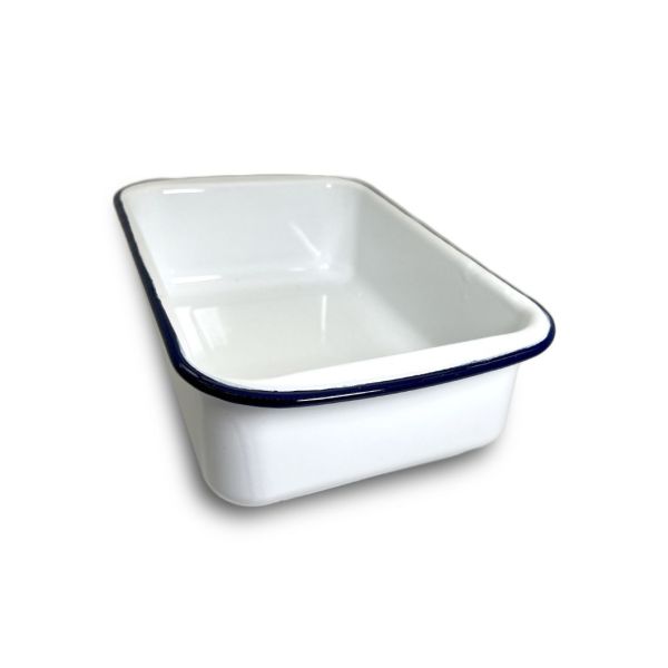 Enamel Bakeware Division Plate Non Stick Rectangle Carbon Steel Baking Pan Cake Pan