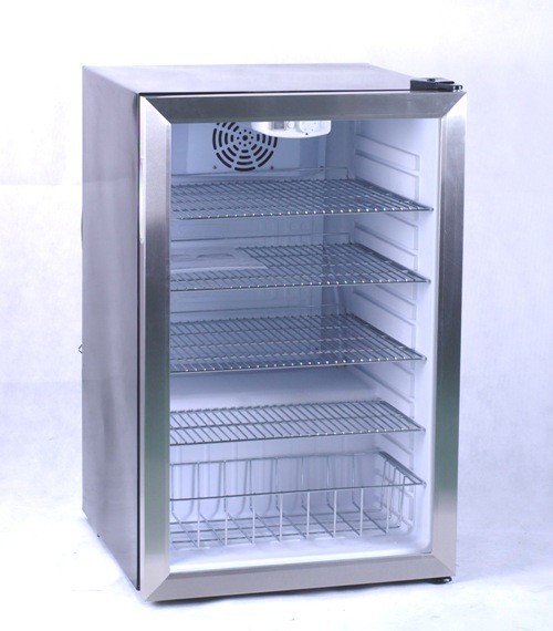 130L Glass fridge, Food Refrigerator Cooler