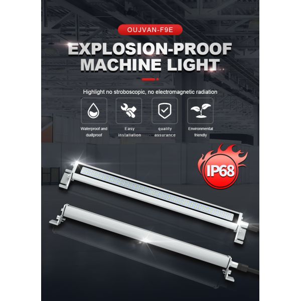 Luz de trabajo LED para máquina CNC de 40W, 105Lm, luminosa, duradera, 6500K, ángulo de haz de 110°