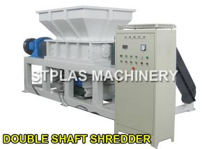 Défibreur jumeau en bois de rebut d'axe/machine chipper en plastique 300-1200kg